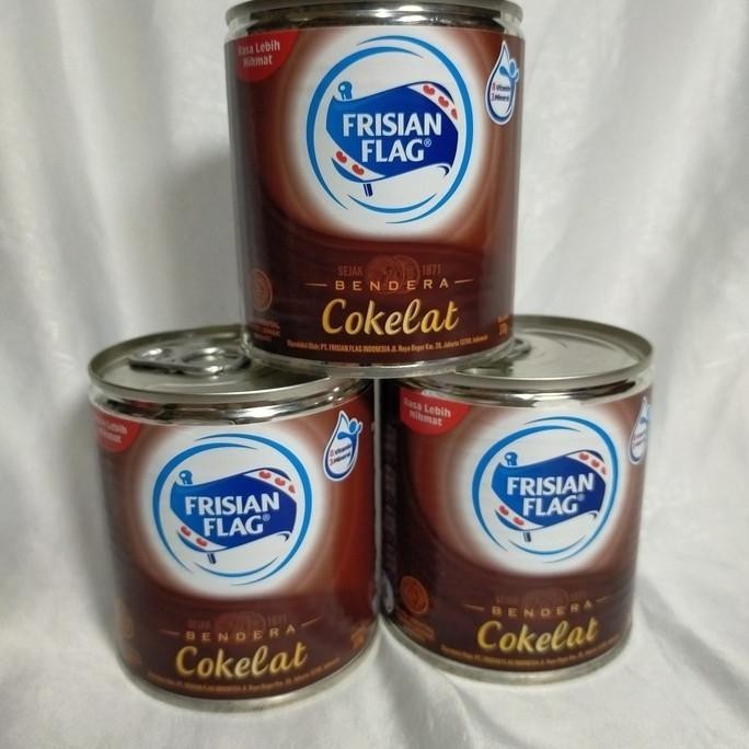 

populer] Susu Frisian Flag Coklat / Susu kental manis / Susu bendera 370 Gram