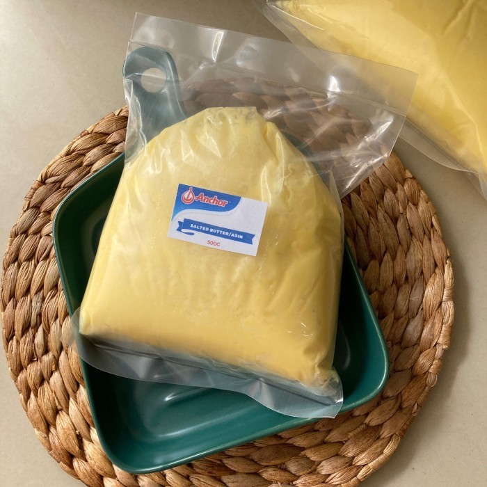 

;&;&;&;&] ANCHOR SALTED BUTTER ANCHOR MENTEGA ASIN REPACK 500 GRAM