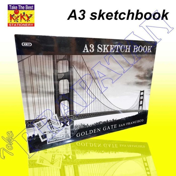 

Sale Kiky Sketchbook / Buku Gambar / Buku Sketsa A3 Trendi