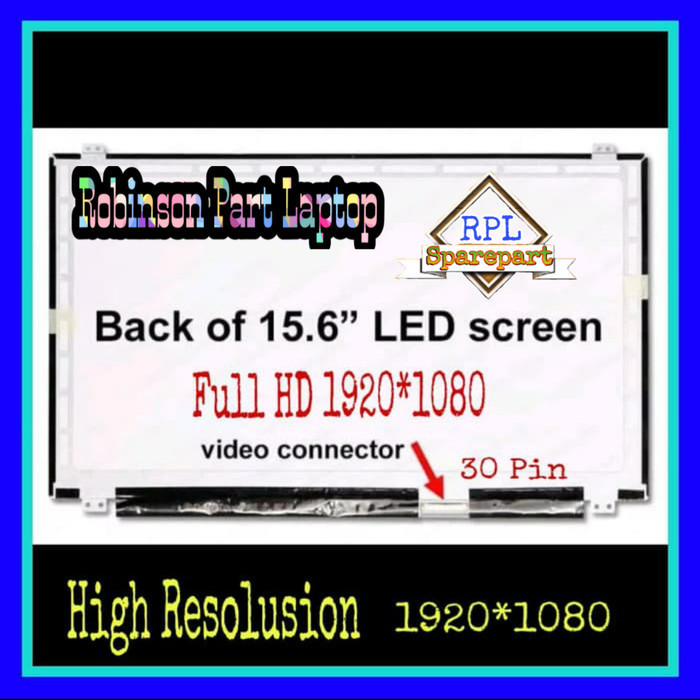 Layar Led Lcd Laptop Msi Gl62M 7Rex Gl62M 7Rdx Gs60 2Qc 15.6 Full Hd