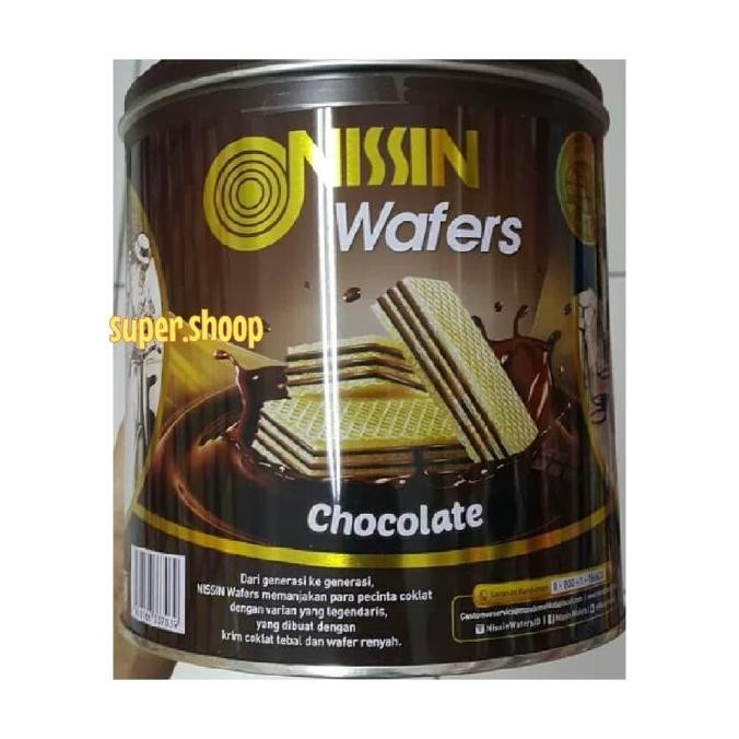 

'+'+'+'+] Wafers Nissin Kaleng Coklat 570 gram Kue Lebaran Parcel Idul Fitri