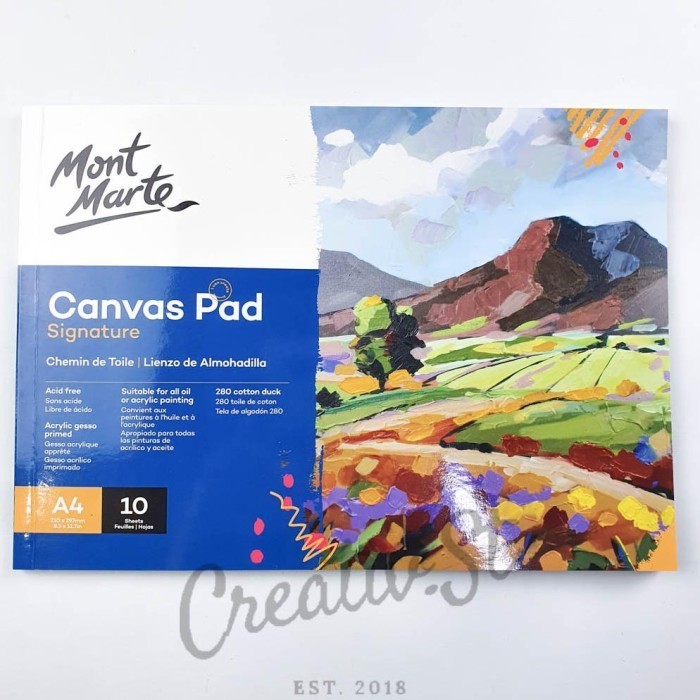 

Aman Mont Marte Canvas Pad A4 10 Sheet Caxx0024 Gilaa!!!