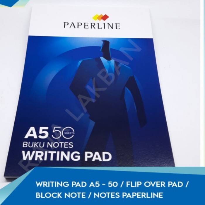 

Sale!!! Buku Block Notes Writing Pad A5 Paperline Sepak (5Buku) Bergaransi
