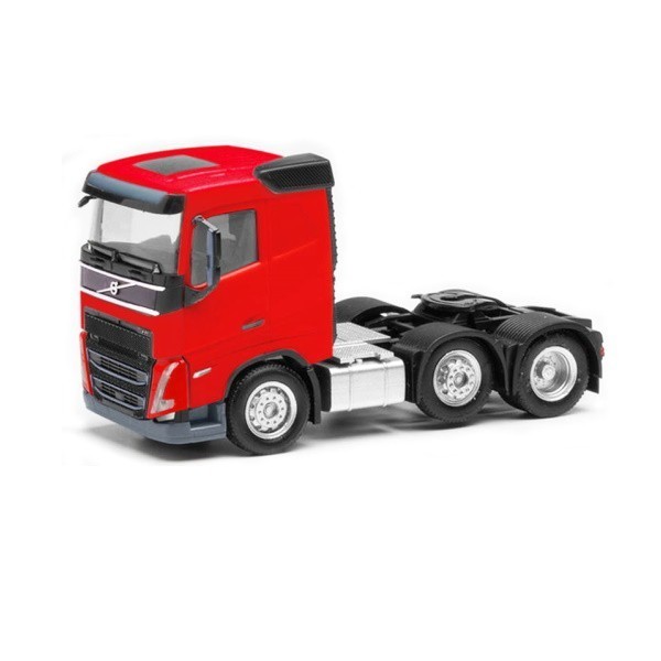 Terbaru Herpa 1/87 Volvo Fh Low Roof 2020 6X2 Tractor Red Promo Terlaris