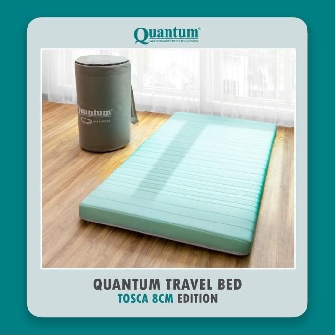 Quantum Travel Bed Tosca 8Cm Edition - Kasur Busa / Lipat / Gulung