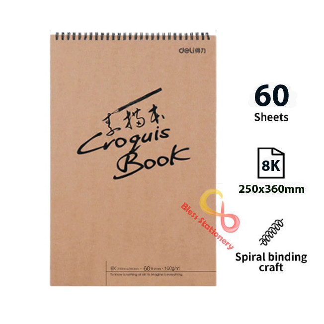 

Mudah Buku Gambar 8K Buku Sketsa Sketch Book Croquis Book Drawing Book Terlaris