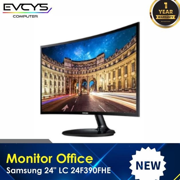 New Arival Samsung 24" CF390 Curved LED Monitor LC24F390FHE