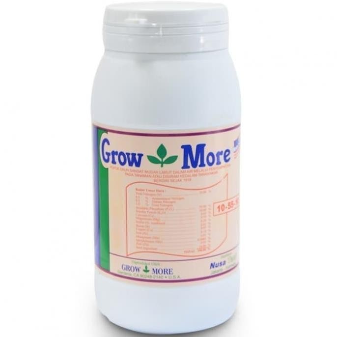 New Pupuk/Nutrisi NPK GrowMore Bunga/Buah GrowMore 10-55-10 (454 gr) 