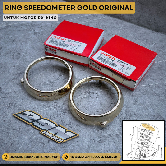 Ring Speedometer KM RX King RXK GOLD 5BP-H3506-00-93 ORIGINAL YAMAHA