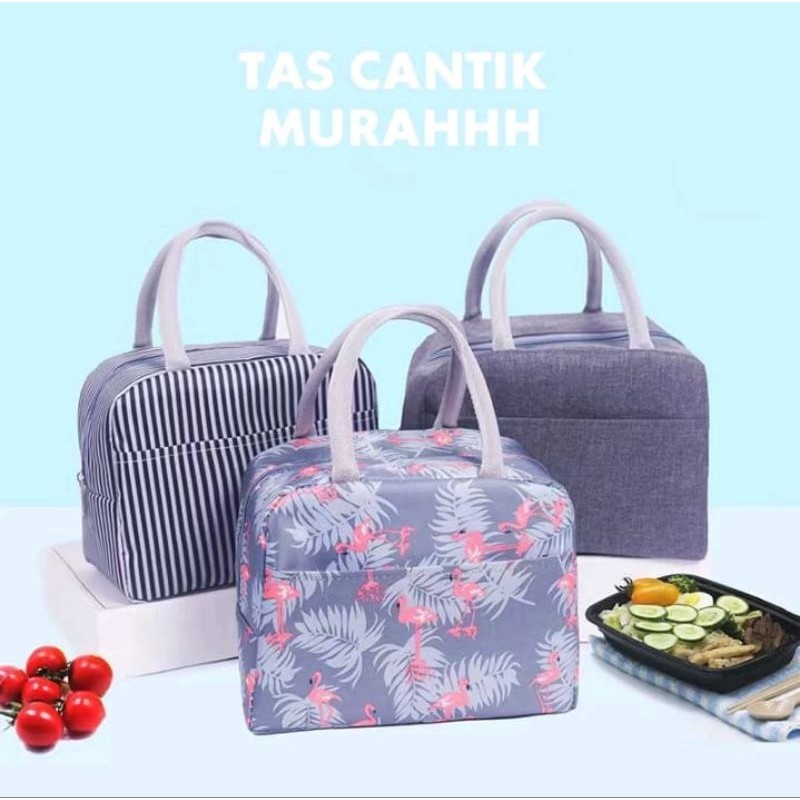 TAS BEKAL MAKANAN TAHAN PANAS TAS MULTIFUNGSI UKURAN LEBIH BESAR (T065) disayangbayi