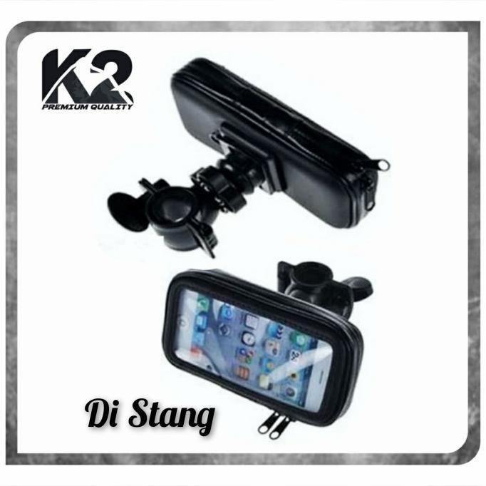Berkualitas Holder Hp handphone waterproof motor nmax Vario beat genio pcx adv - Di Spion ,,