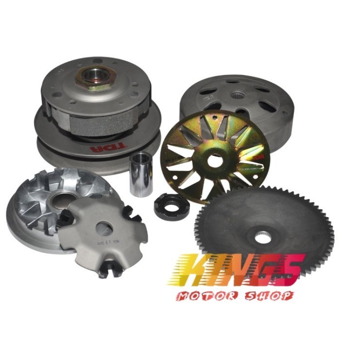 Paket Set Upgrade Akselerasi CVT TDR Honda Beat Scoopy Spacy Karbu
