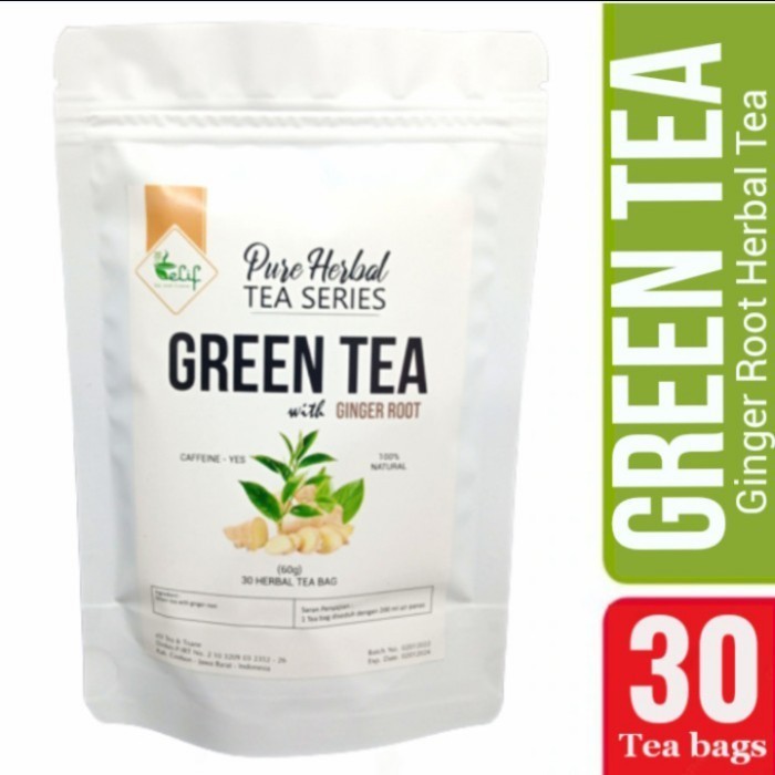 

Green Tea With Ginger Herbal Tea Infusion (30 Tea Bag)