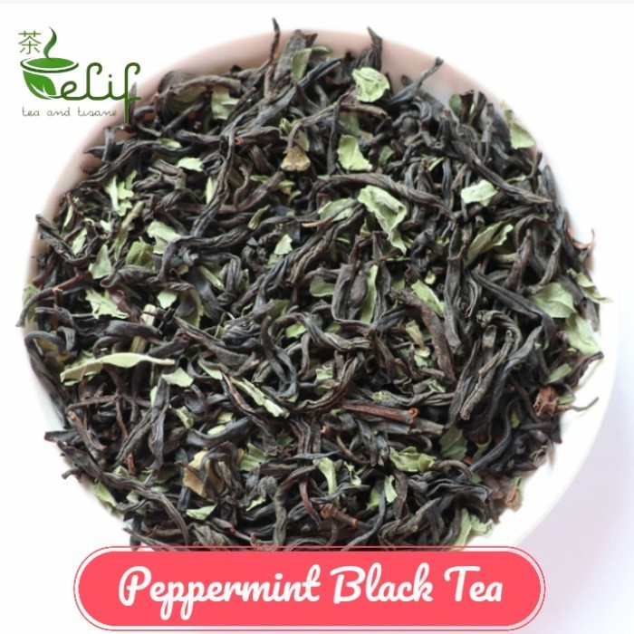 

Peppermint Black Tea : Peppermint Leaf, Honey, Chinese Black Tea