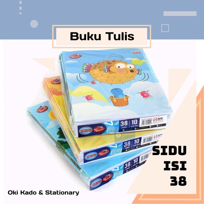 

Cuci Gudang Buku Tulis Sidu 38 / 58 Lembar Isi 10 Buku Limited