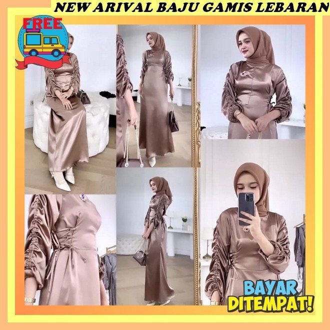 Kain Gamis Abaya Merk Sultan Dubai Stetch Emboss Tuberose Warna Darkcherry Dan Jetblack [ Nabilla ] 