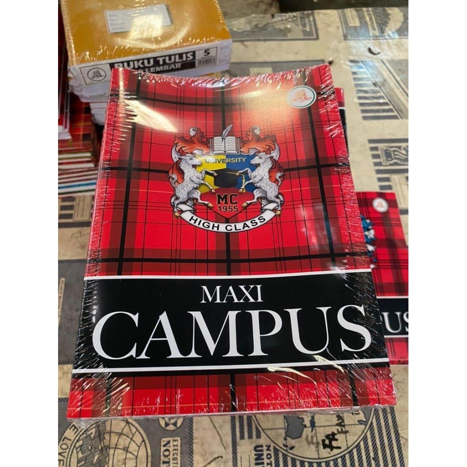 

Jual Buku Tulis Maxi Campus Isi 36 Lembar 1 Pack Terlaris