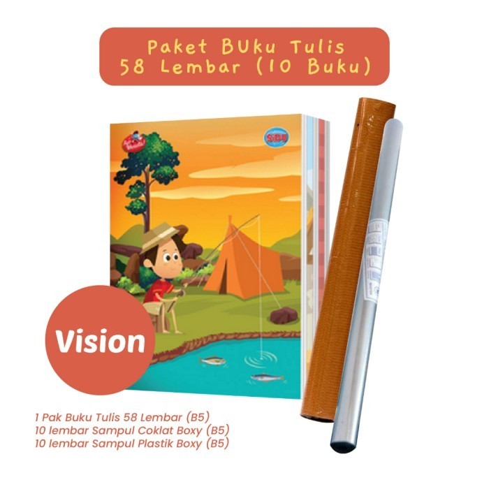

Eklusif Paket Buku Tulis 58 Lembar Sampul Plastik Coklat Back To School Promo