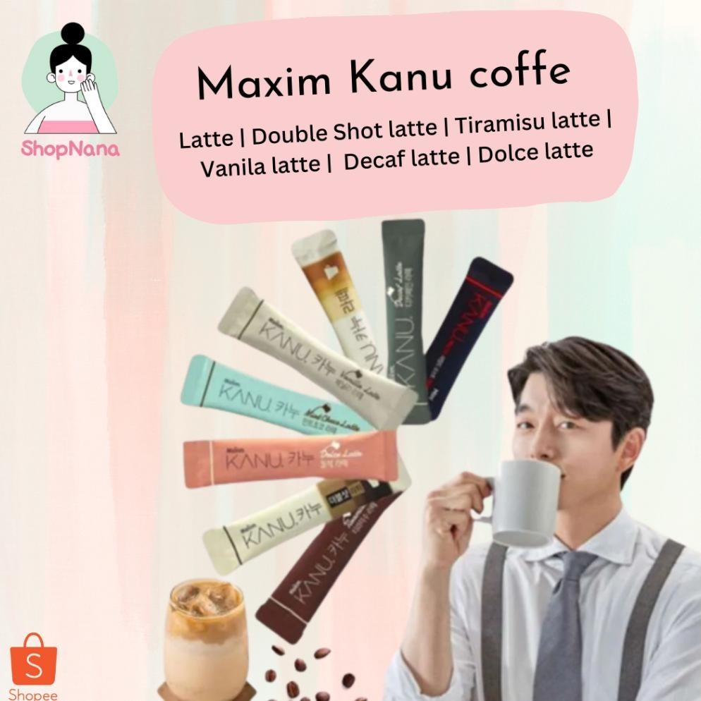 

Maxim Kanu Coffee Sachet ( kopi instan korea ) / Decaf / Mint Choco / Dolce / Tiramisu / Vanilla