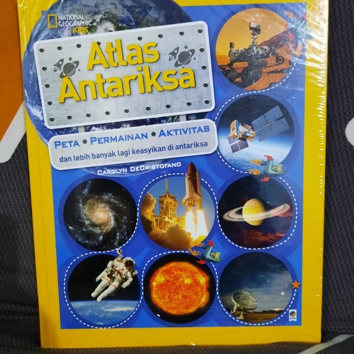 

HARD COVER Atlas Antariksa Majalah National Geographic Kids SEGEL