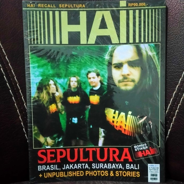 

Ready Majalah HAI RECALL SEPULTURA / Limited Edition / September 2023