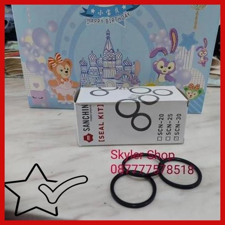 [SKBL] GREASE PACKING SANCHIN SCN 30 / SEAL RING MAHKOTA SANCHIN 30 / SPARE PART STEAM SANCHIN 30