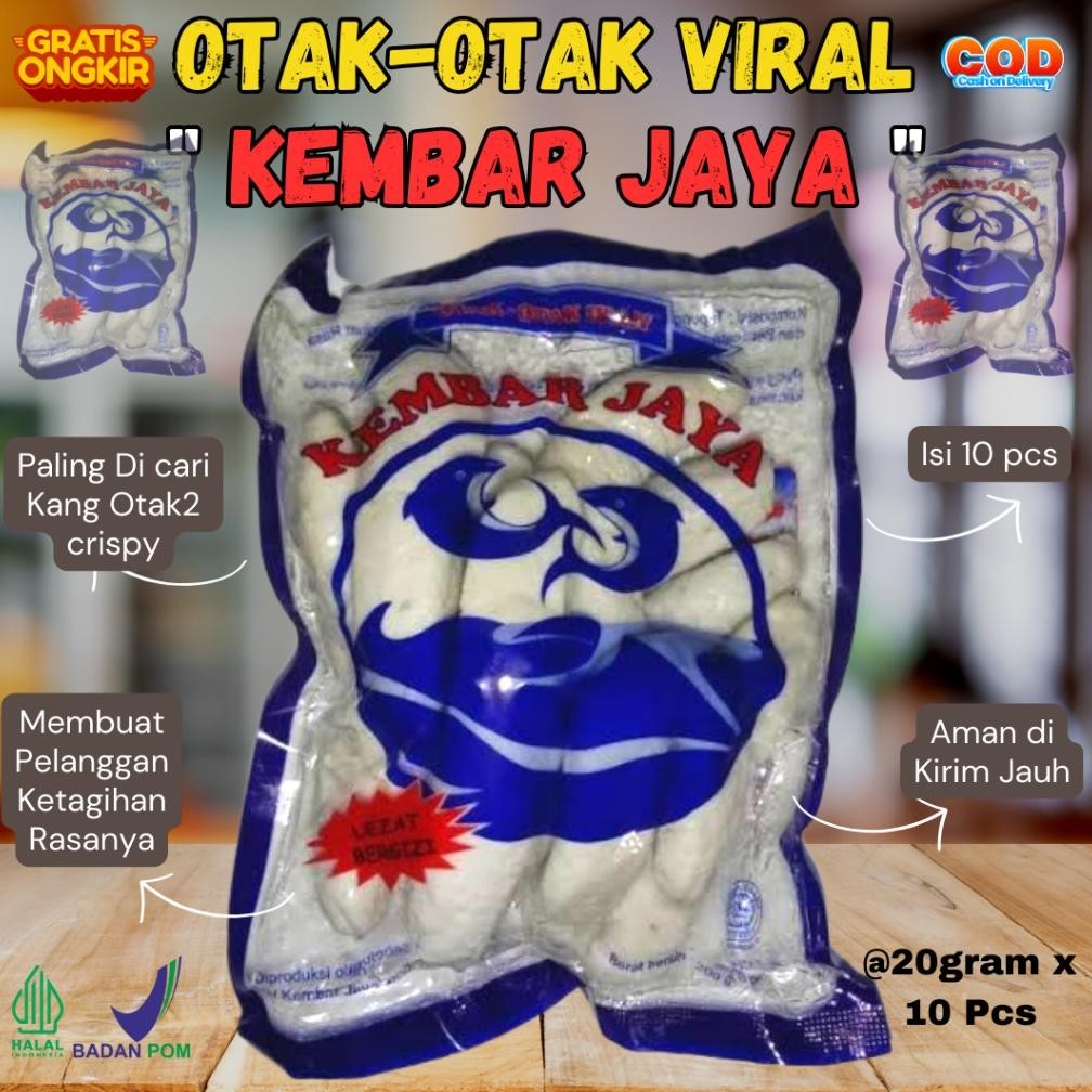 

Otak Otak Ikan Kembar Jaya Isi 10 Pcs