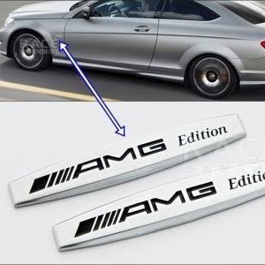 EMBLEM FENDER AMG EDITION MERCEDES BENZ / FENDER SAMPING MOBIL PREMIUM