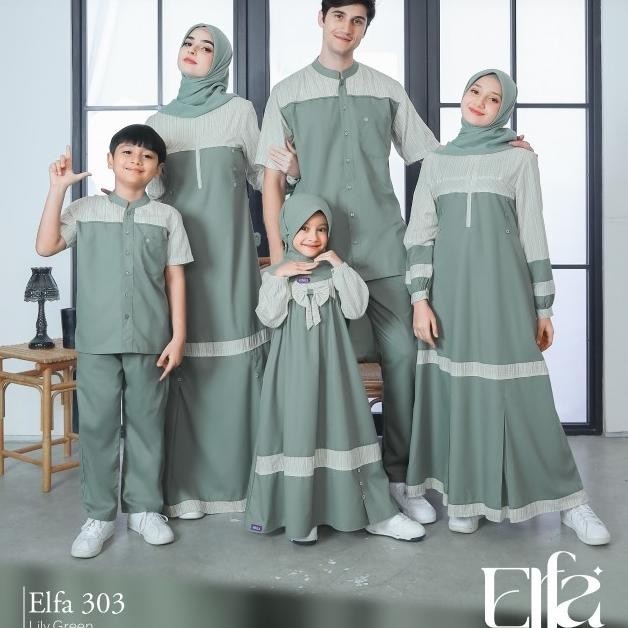 Sarimbit Ethica Elfa 303 Lily Green Limited Edition