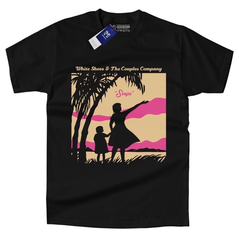 T-shirt White Shoes & The Couples Company - SENJA | Kaos Merchandise Band Indie Jazz WSATCC