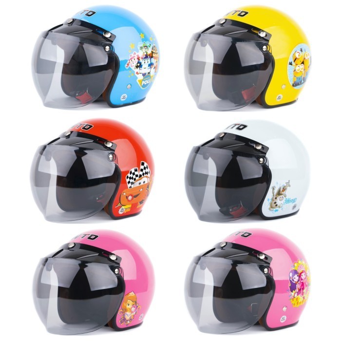 [Helm Anak] WTO Helm Anak Retro Neo