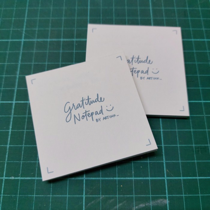 

Segera Miliki Gratitude Notepad For Journal, Planner, Notebook Deco Sale!!!