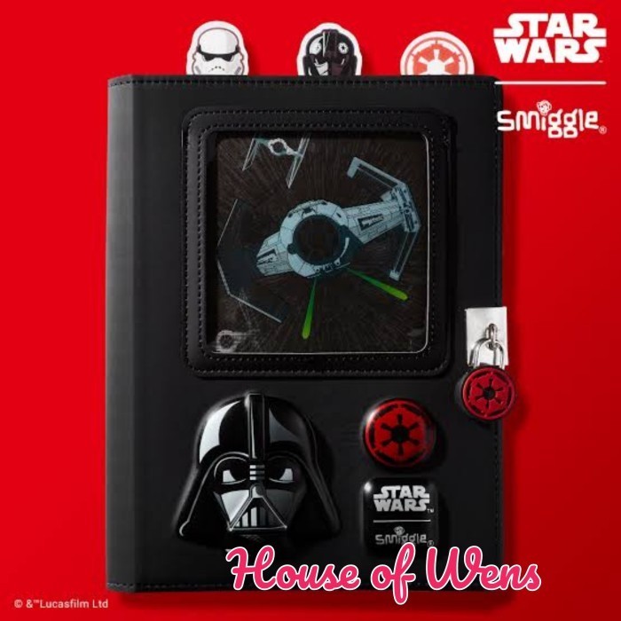 

Diskon Smiggle Star Wars First Order Lenticular Lockable A5 Journal Original Limited