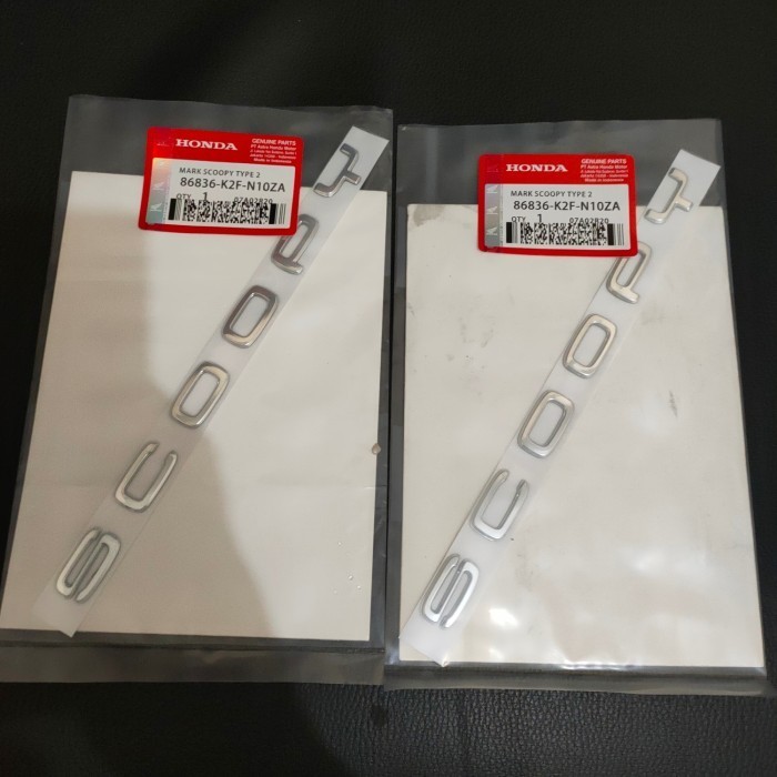 emblem Honda Scoopy prestige original