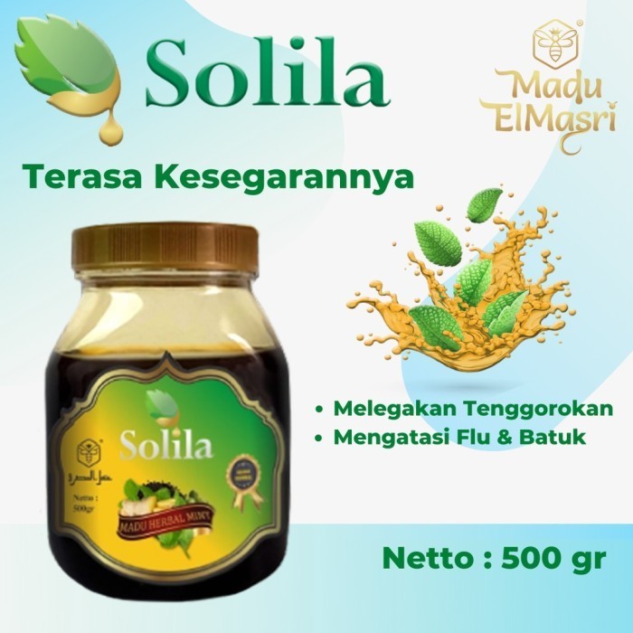 

MADU BATUK SOLILA HERBAL MINT ELMASRI / MADU ASLI 500gr