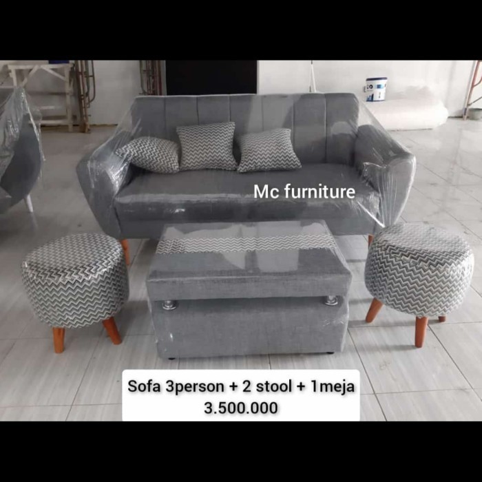 sofa set +stool +MEJA