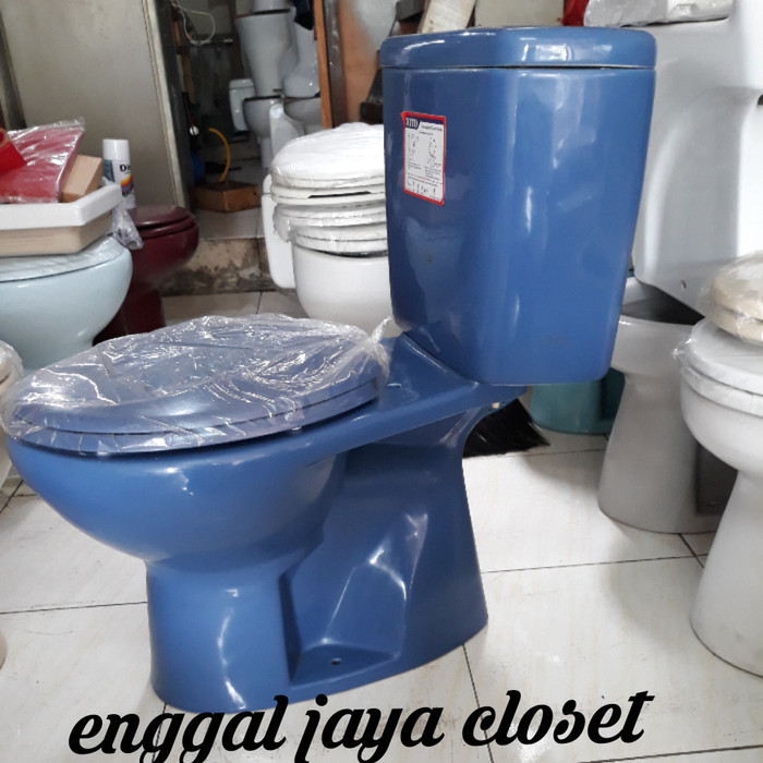 CLOSET DUDUK MEREK TOTO CW 660 J WARNA SORENTO/BIRU TUA