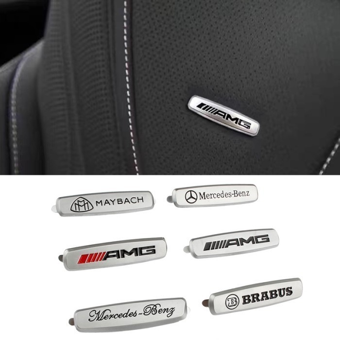 Emblem Seat Mercedes Benz AMG Mercedes Benz Emblem Kursi Jok Mobil