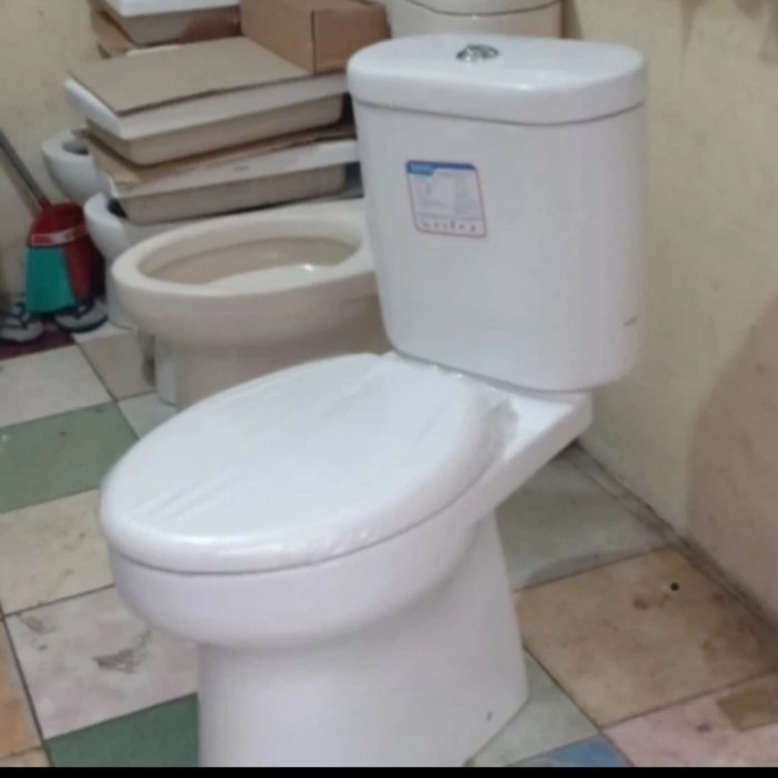 KLOSET DUDUK ORIGINAL TOTO CW53J/KLOSET CW53J PAKET LENGKAP