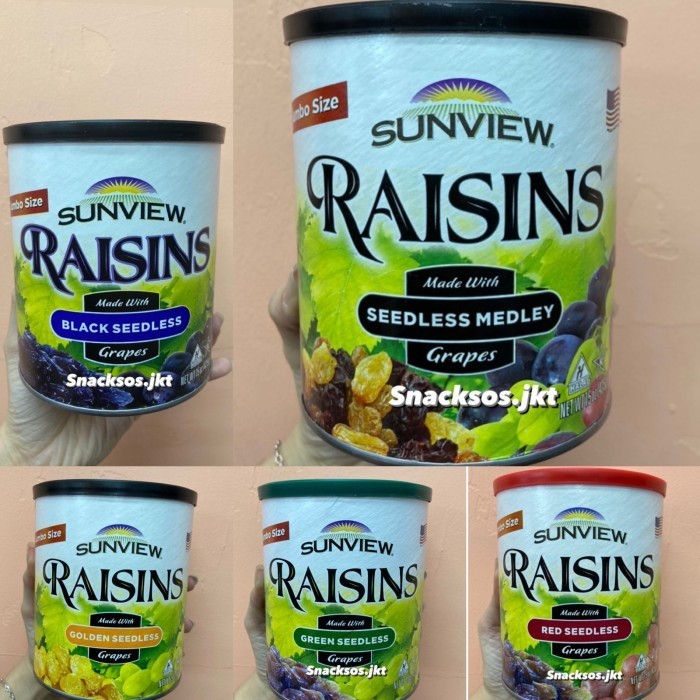 

Sunview Raisin Grape Medley / Green / Golden / Black / Red - Sun View