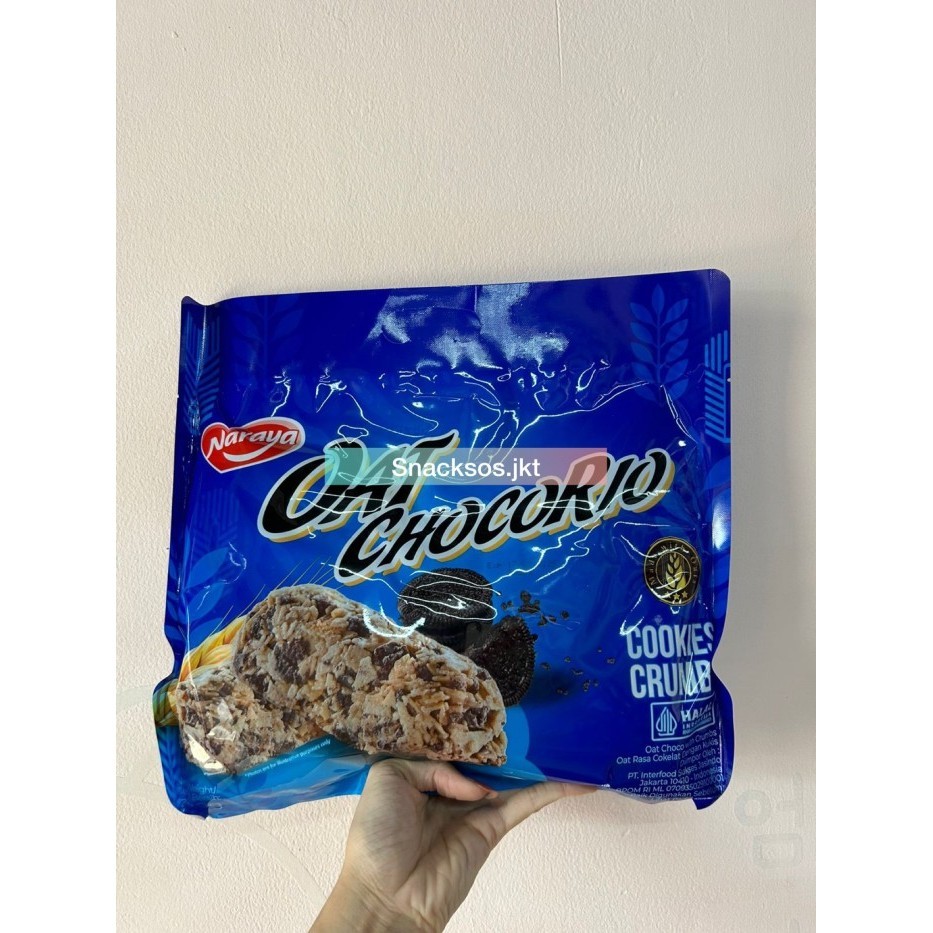 

Naraya Oat Choco Chocorio Cookies Crumbs / Salted Caramel 320G