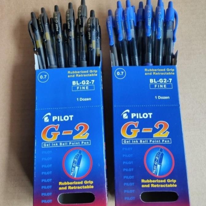 

Bagus! Pulpen Pilot Gel G-2 Biru Hitam 0.7 Original(1Losin)