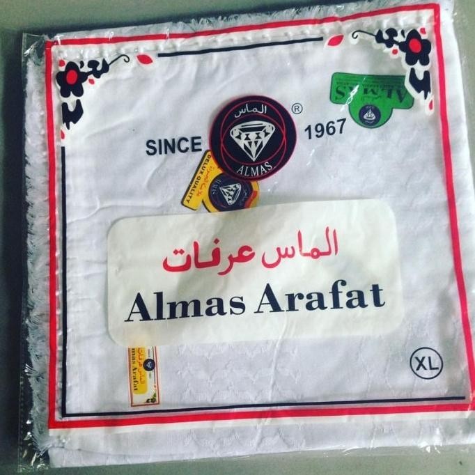 Sorban Asli Saudi Surban Imamah Arab Almas Arafat Shemagh Merah Hitam Terbaru