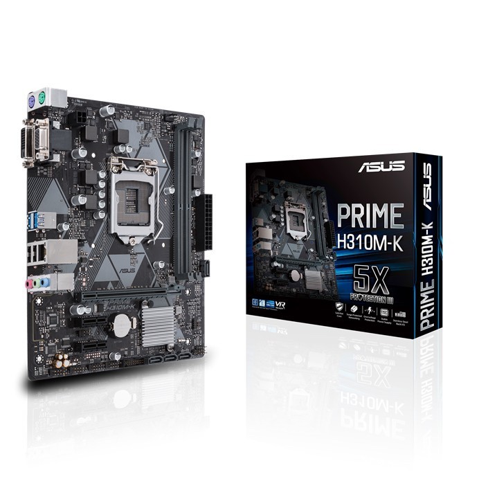 Termurah Motherboard Asus H310M-K Lga 1151 Gen 8/9