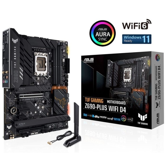 Termurah Mainboard Asus Tuf Gaming Z690-Plus Wifi D4 - Lga1700 Asus Z690 Plus