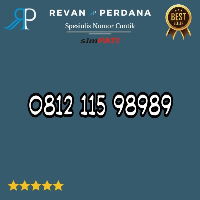 simpati 8989 OB12 115 98989 nomor cantik telkomsel 4g 5g rvr024