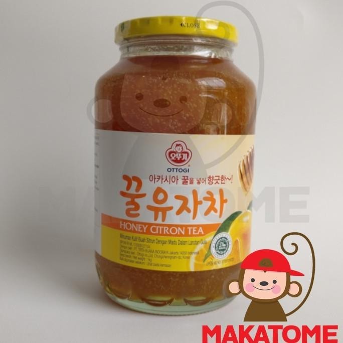 

Ottogi Honey Citron Tea 1kg 1000gr drink syrup sirup korea jeruk 1 kg