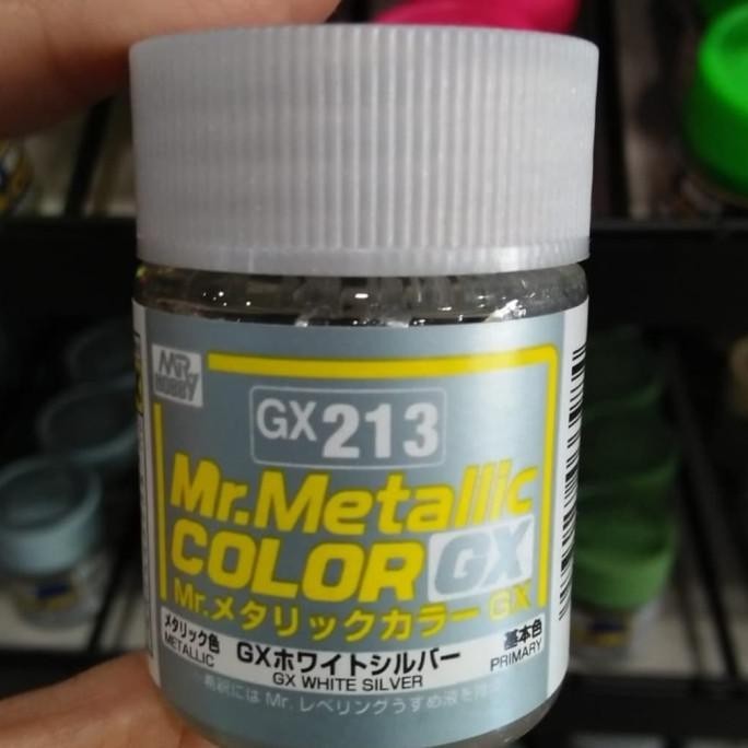 Mr Hobby Mr Metallic Color GX213 GX White Silver