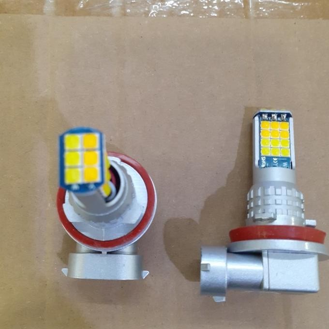 LAMPU LED FOG LAMP MOBIL H11.30LED 2WARNA PUTIH & KUNING