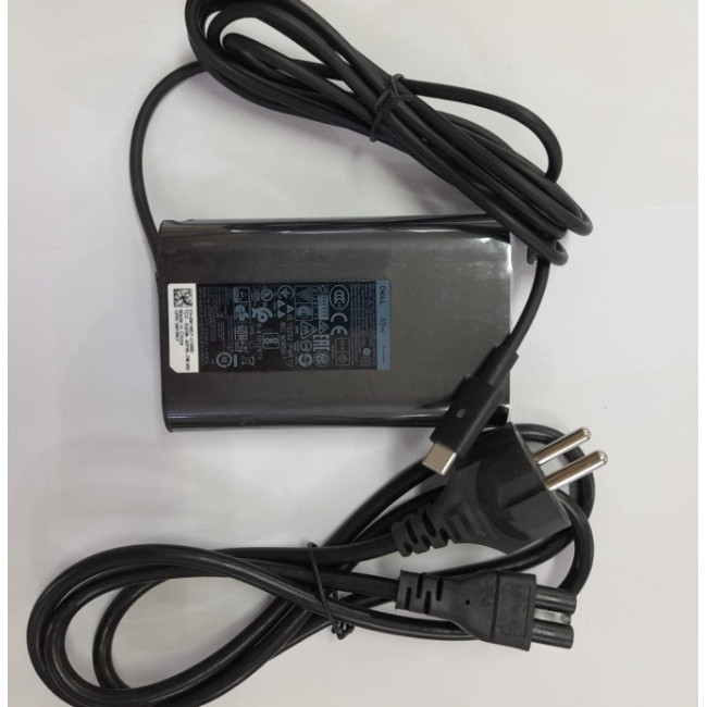 Terlaris Adaptor Charger Laptop Dell Latitude Xps 65W Type Usb C 20V 3.25A Ori Promo Terbaru